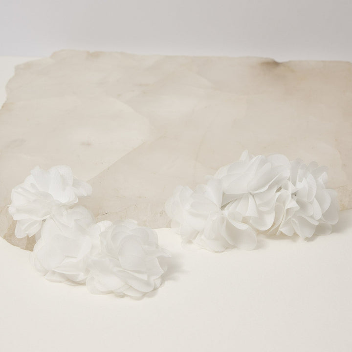 White Blossom Embellishments Meggan Morimoto