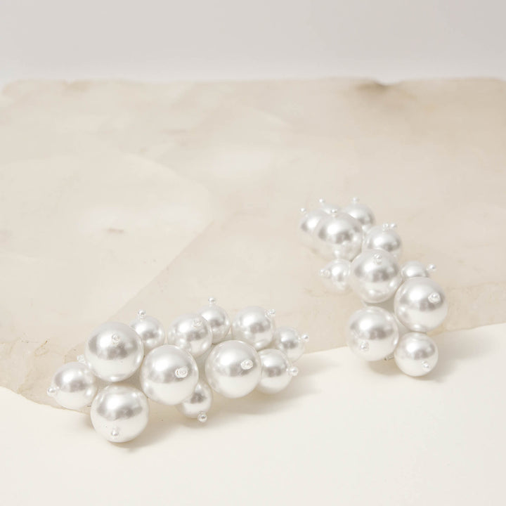 Pearl Drops Detachable bridal shoe accessories Meggan Morimoto