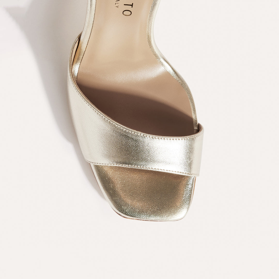 Tatiana Soft Gold Sandal Meggan Morimoto