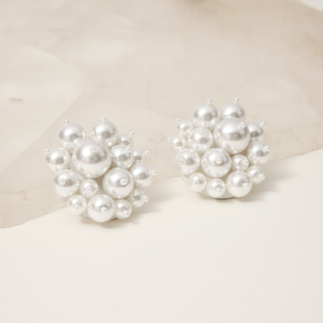 Detachable pearl cluster embellishments Meggan Morimoto
