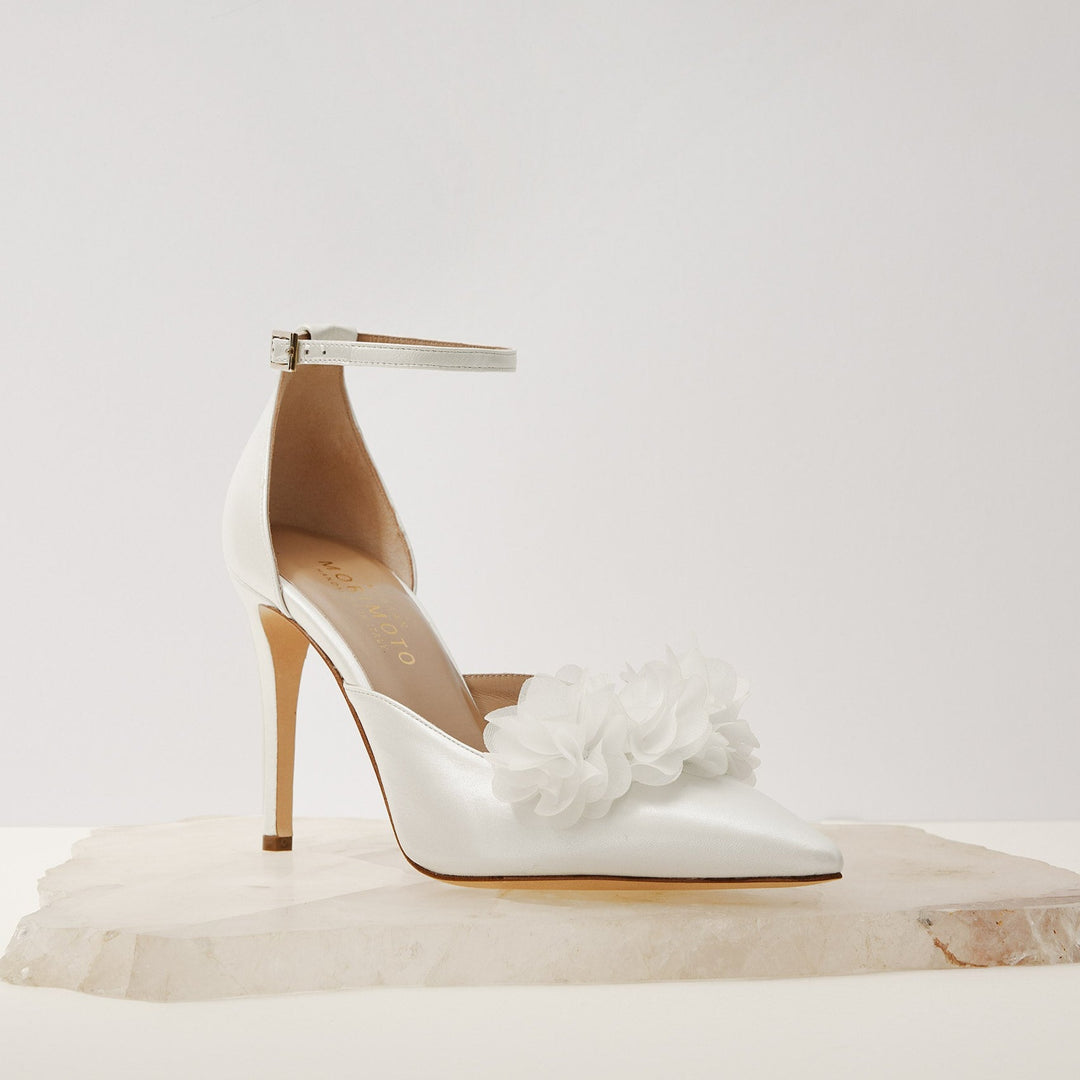 Alma Pump White Blossom Meggan Morimoto