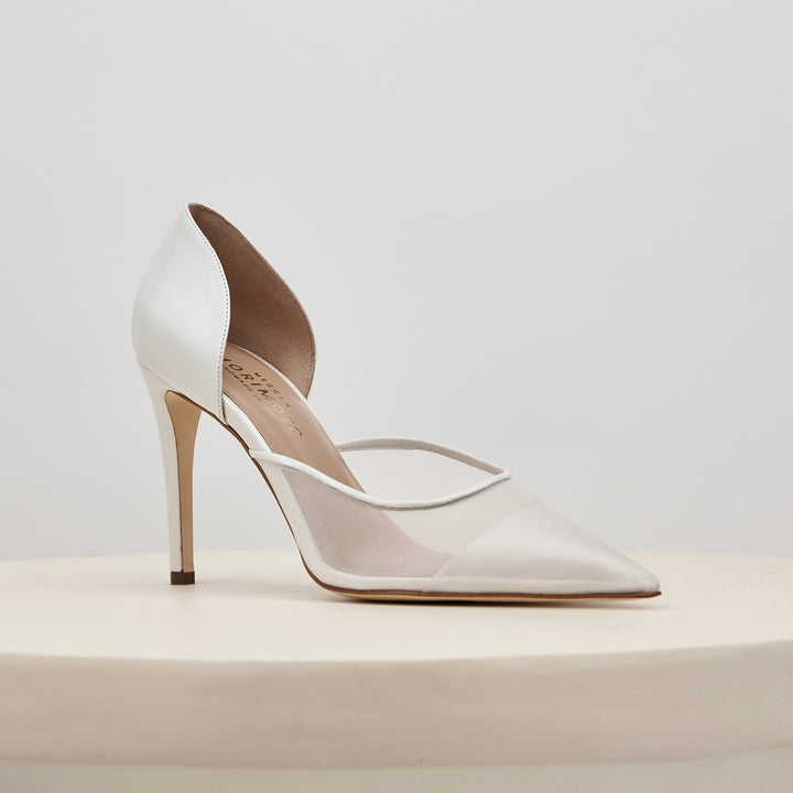 Plain Bianca Pump Side View Meggan Morimoto