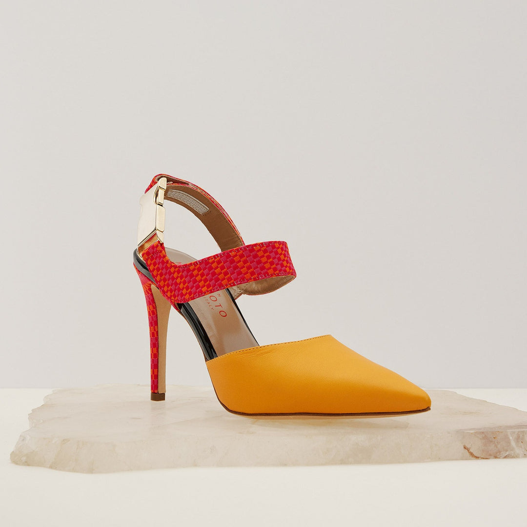 James Slingback Orange Meggan Morimoto