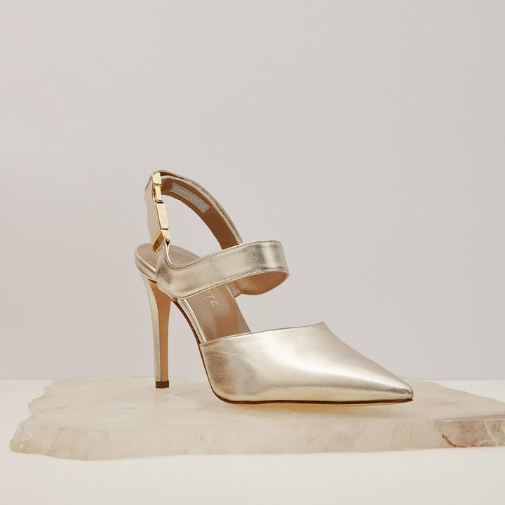 James slingback gold Meggan Morimoto