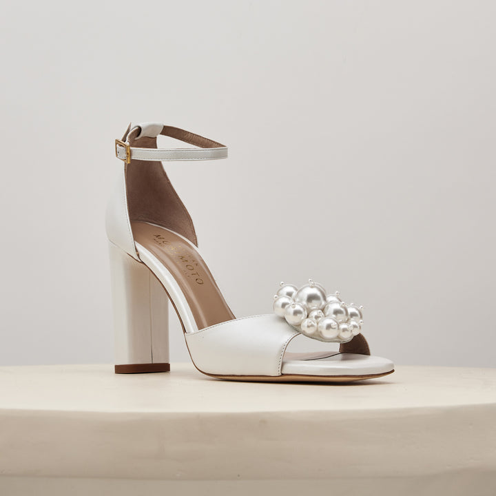 Tatiana Sandal Pearl Cluster Meggan Morimoto