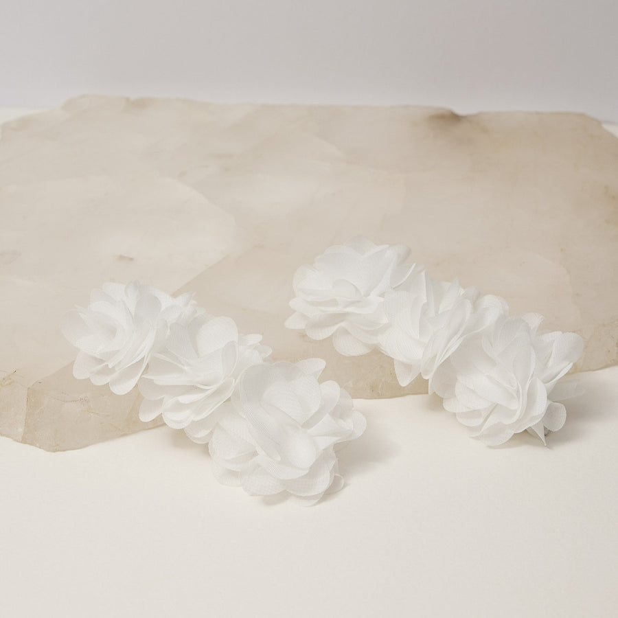 White Blossom Embellishments Meggan Morimoto